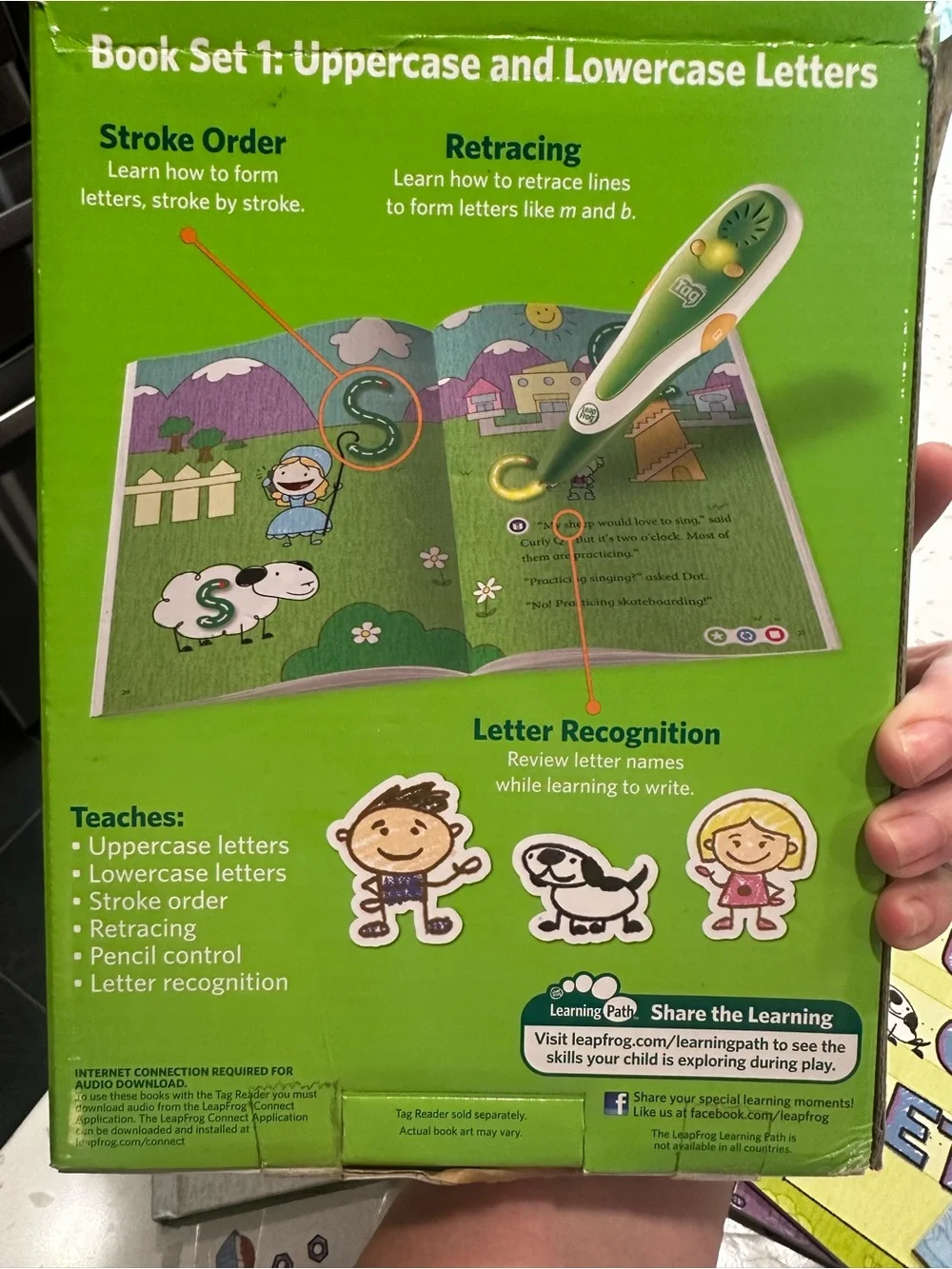 Learn to Write & Draw with Mr. Pencil - Green Kids Writing Starter Kit